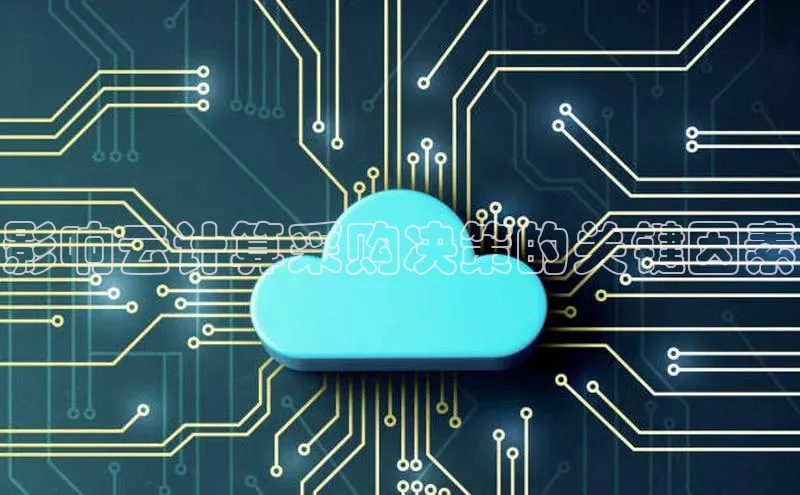 EON4招商百度网盘影响云计算采购决策的关键因素