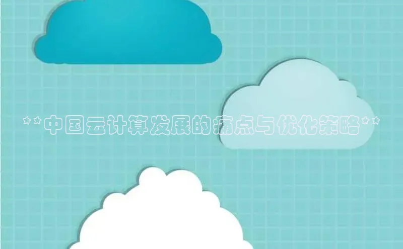 意昂体育4招商顺丰**中国云计算发展的痛点与优化策略**