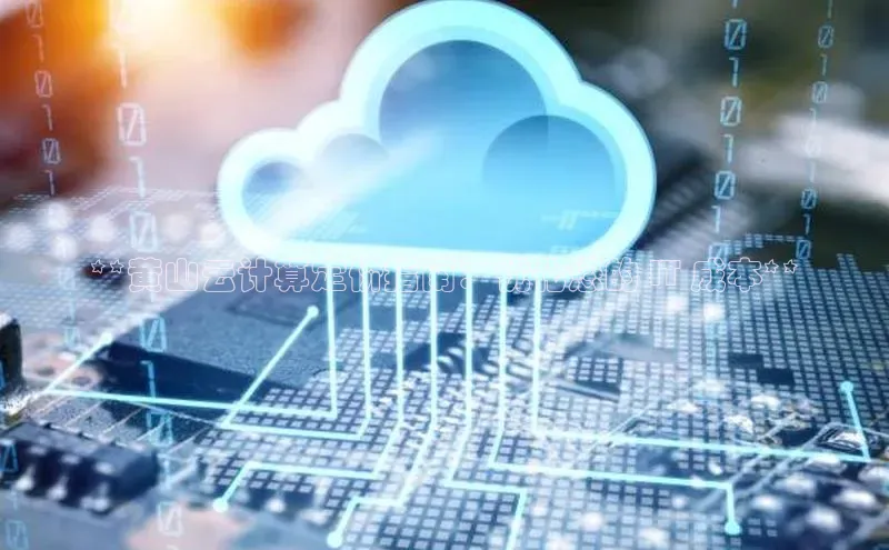 EON体育4巴美列捷福**黄山云计算定价指南：优化您的 IT 成本**