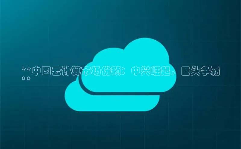 EON4文心一言**中国云计算市场份额：中兴崛起，巨头争霸
**